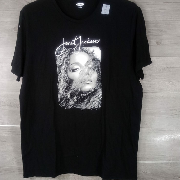 janet jackson t shirt old navy